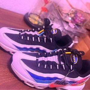 SOLD Nike Air Max 95 in Black, White, and Blue